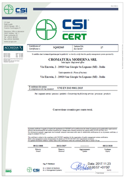 Apri e scarica il certificato